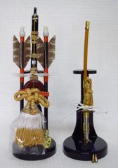 太刀 弓矢 35号 銘弦作 御弓太刀揃 五月人形 木製 装飾品 - メルカリ