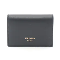 プラダ PRADA 二つ折り財布 SOFT GRAIN 1MV0212CYSF0002 ブラック レザー 二つ折財布 レディース 新品