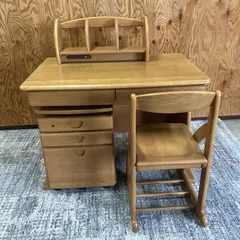 楽天市場】浜本工芸 NO.17 幅110cm 学習机2点セット(机＋移動袖