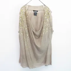 パドカレ pasdecalais スパンコール リネン トップス カットソー オフスリーブ s811979のサムネイル
