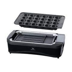 メーカー正規品 新品 YAMAZEN 山善 煙の少ない焼肉グリル XGRILL PREMIUM YGMC-FXT130(B) 極のたこ焼きプレート付
