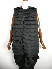 ノワールケイニノミヤ 21AW ティアードデザインリバーシブルコート