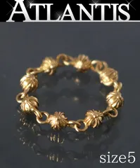 クロムハーツ　ビーズリング Yahoo!オークション - CHROME HEARTSクロムハーツ/ビーズリング