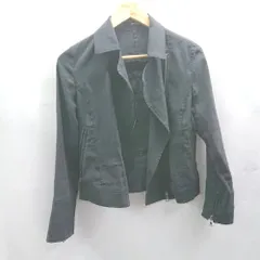 ◇ ⊇ コムサデモード シンプル 長袖 ジャケット サイズ9 ブラック系 レディース E  【1505290000482】