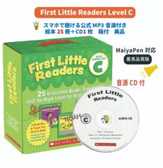 【新品】First Little ReadersCセット マイヤペン対応最高品質版　絵本25冊　CD付　箱付　マイヤペン対応　洋書　英語絵本 英検 スカラスティック ファーストリトルリーダーズ CTP PeppaPig