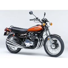 絵画風 壁紙ポスター (はがせるシール式) カワサキ 900-RS Z1 1972年 ゼットワン 名車 バイク キャラクロ KKZ1-004A1 (A1版 830mm×585mm) ＜日本製＞ ウォールステッカー お風呂ポスター