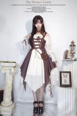 2025年新作 パイレーツ風ロリータセットアップ★お出かけやハロウィンパーティーにも♪