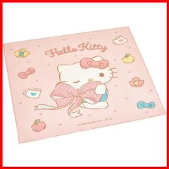 【在庫わずか】子供用 お弁当 ランチクロス 43×43cm キッズ 日本製 スケーター(Skater) サンリオ ハローキティ ビッグリボン 女の子 KB4のサムネイル