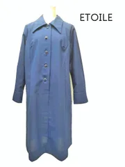 昭和レトロ　春秋　ワンピース　チュニック　長袖　ネイビー 紺　9号　ビンテージ