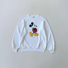 80s USA製　ジャージーズ　ミッキー　プリント　スウェット　Disney stand mickey vintage R2157