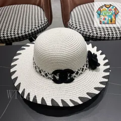 【今日WTO】Chanel ストローハット-GM16-NG81