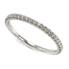 CARTIER カルティエ K18WG ホワイトゴールド エタンセル ドゥ カルティエ フルエタニティ リング・指輪 B4210447 ダイヤモンド 7号 47 1.1g レディース 中古 美品