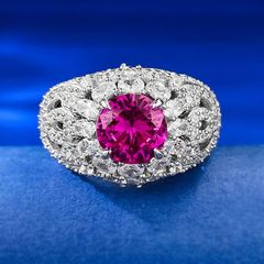 超大粒 ルベライト ルビー 取巻 25.30ct Silver925 リング - メルカリ