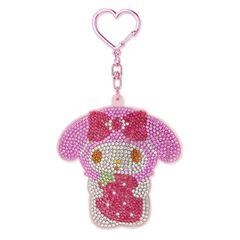 サンリオ キーホルダー マイメロディ マイメロちゃん my melody 8×2×7.7cm キラデコキーホルダー
