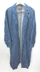 ◇ ◎ KBF アーバンリサーチ デニム ロング丈 カジュアル 長袖 コート ジャケット サイズONE インディゴ レディース E  【1405140006889】