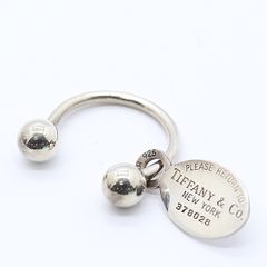 箱付 良品 ティファニー キーホルダー キーチェーン SV925 ブランド小物 アクセサリー IGR 2000000 NSKのサムネイル