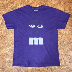 インポート品 M&M's Tシャツ M パープル 半袖 GILDAN ギルダン エムアンドエムズ ユーズド USED 古着
