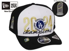 NEWERA ニューエラ 9SEVENTY LOS ANGELES DODGERS 2024 WORLD SERIES CHAMPION CAP BLACK/WHITE ロスエンゼルス ドジャース ワールドシリーズ チャンピオン2024 ブラック 22046