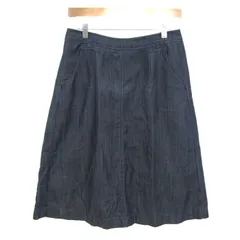 スキャパ スカート シルク混 ブランド ボトムス レディース 40サイズ ネイビー SCAPA 【中古】のサムネイル