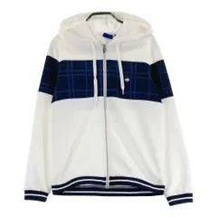 サイズ：M FIDRA フィドラ  ジップパーカー チェック柄 ホワイト系 [240101463848] ゴルフウェア レディース ストスト