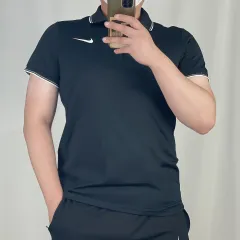 Nike(ナイキ） ドライフィット 機能性 黒 半袖 ポロTシャツ M 250715