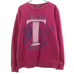 STUSSY ステューシー 長袖 スウェット トレーナー M ワインレッド メンズ 古着