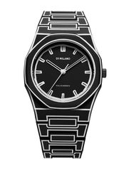 D1ミラノ D1Milano スクエア時計 オールブルーPVD 未使用 稼働品