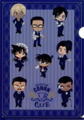 【中古】クリアファイル 集合(ミニキャラ) A4クリアファイル2枚セット 「名探偵コナンカフェ2025」