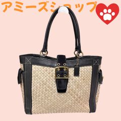 COACHコーチ トートバッグ かごバッグ レザー 4433