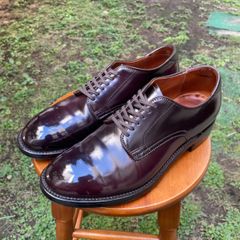 コードバン　美品　Alden オールデン 53501　プレーントゥ　US6.5D