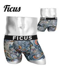 新品 未使用 FICUS フィークス 下着 フィークス  メンズ ボクサーパンツ 518456【メール便】 グレー