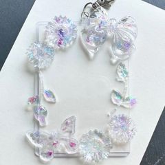 トレカデコ 硬質ケースデコ レジン ハンドメイド ホログラム