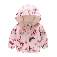 ウインドブレーカー薄手フード付ポケットアウトドア防寒防雨防塵軽量お洒落可愛い女子のサムネイル