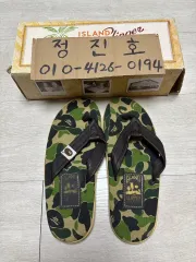 美品！！  SLIPPER エイプ コラボ サンダル 迷彩 10 楽天市場】【中古】アイランドスリッパ ISLAND SLIPPER × ア