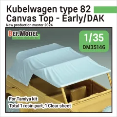 【中古】プラモデル 1/35 WWII ドイツ キューベルワーゲンType82 幌セット 初期型/DAK(タミヤ用) ディティールアップパーツ [DM35146]