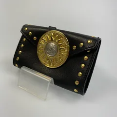 【姫路東店】 中古 VERSACE | ヴェルサーチ ポーチ メデューサスタッズ カーフスキン 【122】のサムネイル
