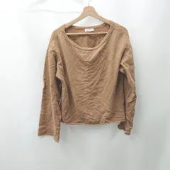 ◇ ⊇ ユナイテッドアローズ シンプル 長袖 カットソー サイズ表記なし ブラウン系 メンズレディース E  【1505290039710】