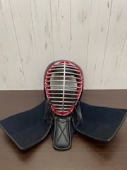 a543☆剣道防具☆面単品☆6㎜ミシンななめ刺し☆つむじ62.5☆小学校高学年～中学生☆中古品