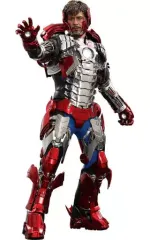 【中古】フィギュア トニー・スターク(マーク5・スーツアップ版) 「アイアンマン2」 ムービー・マスターピース 1/6 アクションフィギュア