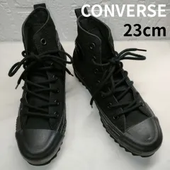 CONVERSE/コンバース/オールスター/厚底/オールブラック/ハイカット/ブラック/23cm