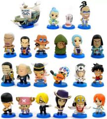 [중고] 트레이딩 피규어 노멀 24종 세트 [애니 캐릭터 히어로즈 원피스 vol.2 아라바스타 격투편]