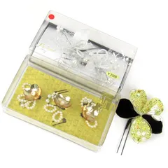 髪飾り 3点セット フラワー パールモチーフ 和装小物 ヘアアクセサリー まとめて まとめ売り レディース 【中古】