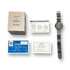 定価44000円 SEIKO BEAMS別注 Prospex Fieldmaster セイコー ビームス プロスペックフィールドマスター 腕時計 SBDJ031 ブラック 63715A5のサムネイル