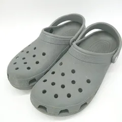 ◇ ⊂ Crocs　クロックス サイズ28 クロッグ クラシック サイズM10 W 12 グレー系 メンズ E  【1507280010754】