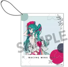 【新品】キーホルダー レーシングミク 2025(15th Rhapsody Ver.) ポラロイド風アクリルキーホルダー 「初音ミク GTプロジェクト」