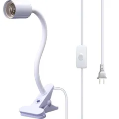【在庫セール】卓上ランプ LEDスタンド作業デスク コンセント 任意角度可調 スイッチ付き スイッチ付き シリカゲル保護スリーブ 電球ソケット 防錆 亀ライト 最新モテる 植物生長ライト器具 LEDデスクライト 両生類用ライト 3M長いコード 爬虫類イト 電気