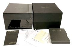 ブルガリ ケース 箱 新しめ　時計用 付属品のみ　BOX ボックス　冊子類　空箱　時計ケース　BVLGARI　空き箱 化粧箱
