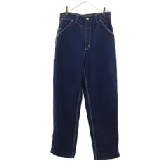 Carhartt カーハート 90s オールド USA製 デニムペインターパンツ W32 ネイビー ジーンズ メンズ 古着