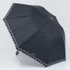 雨傘】フルラ (FURLA)チャーム ロゴ 折りたたみ傘 UV 耐風傘