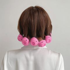 12個セット ヒートレスヘアカーラーセット、全ての髪質に適したノーヒートカーリングロッド、長い髪用の簡単DIYスタイリング・パーマツール